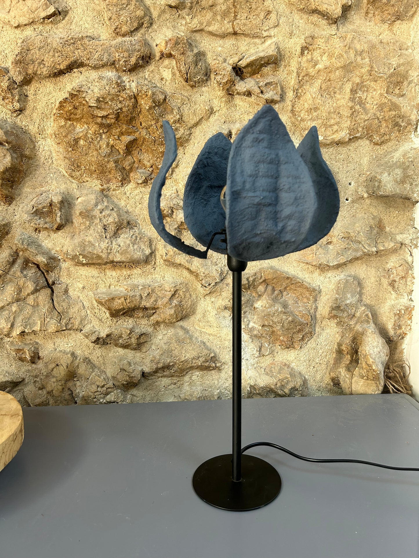 Lampe à poser Coquelicot Bleu Orage