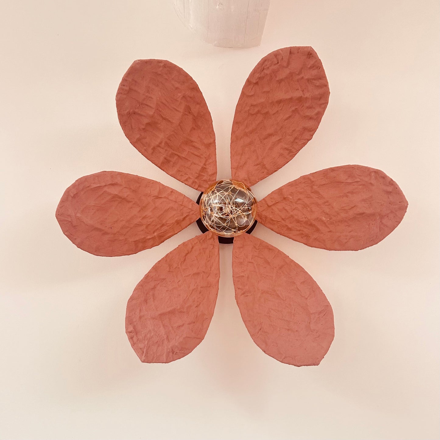 Abat-jour NENUPHAR ROSE TERRE BRULEE