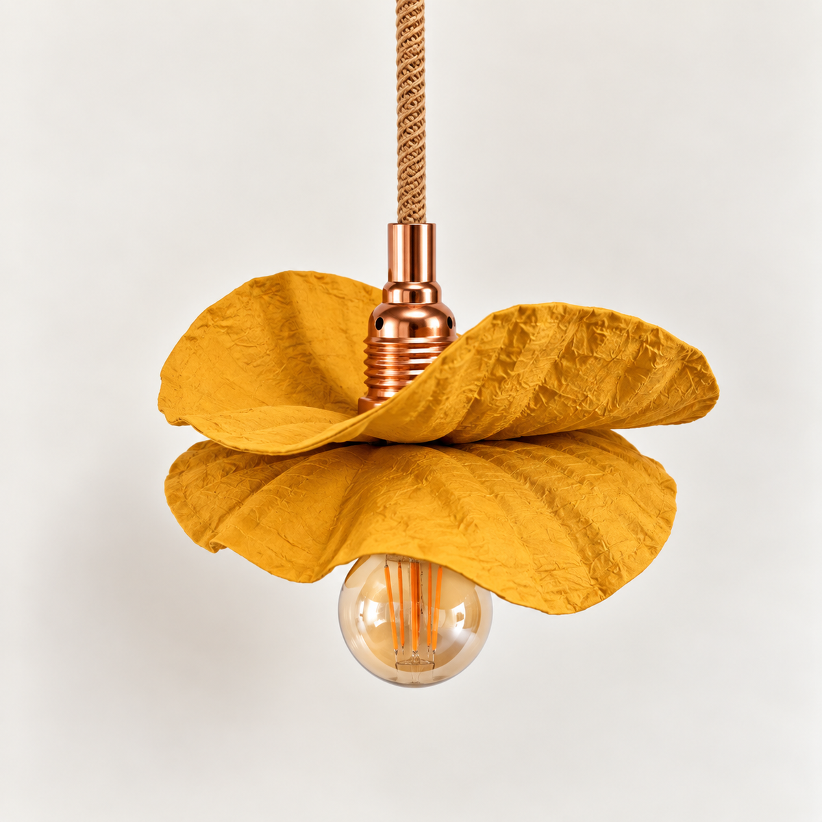 Baladeuse BALADE Jaune Ocre en bouteilles plastiques recyclées – fabrication artisanale en Provence